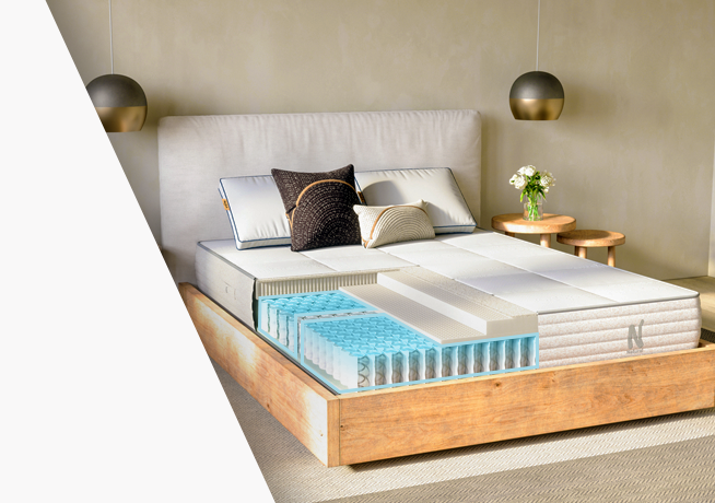 Image to represent the Nolah Natural 11 inch mattress trizone support
