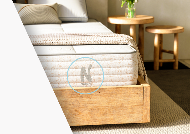 Image to represent the Nolah Natural 11 inch mattress corner shot