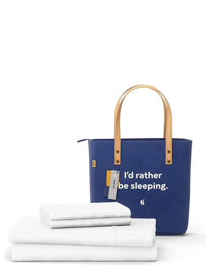 Complimentary product the Nolah Bamboo sheets
