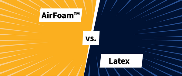 AirFoam vs latex graphic