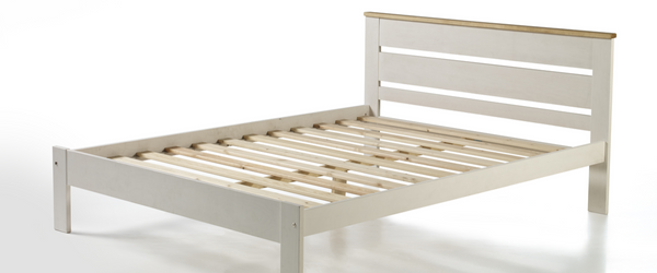 Wood bed frame