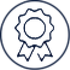Icon to represent award winning design