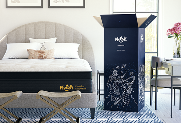 Front shot of the Nolah Evolution 15 inch with box