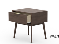 Estes Nightstand with drawer in Pecan